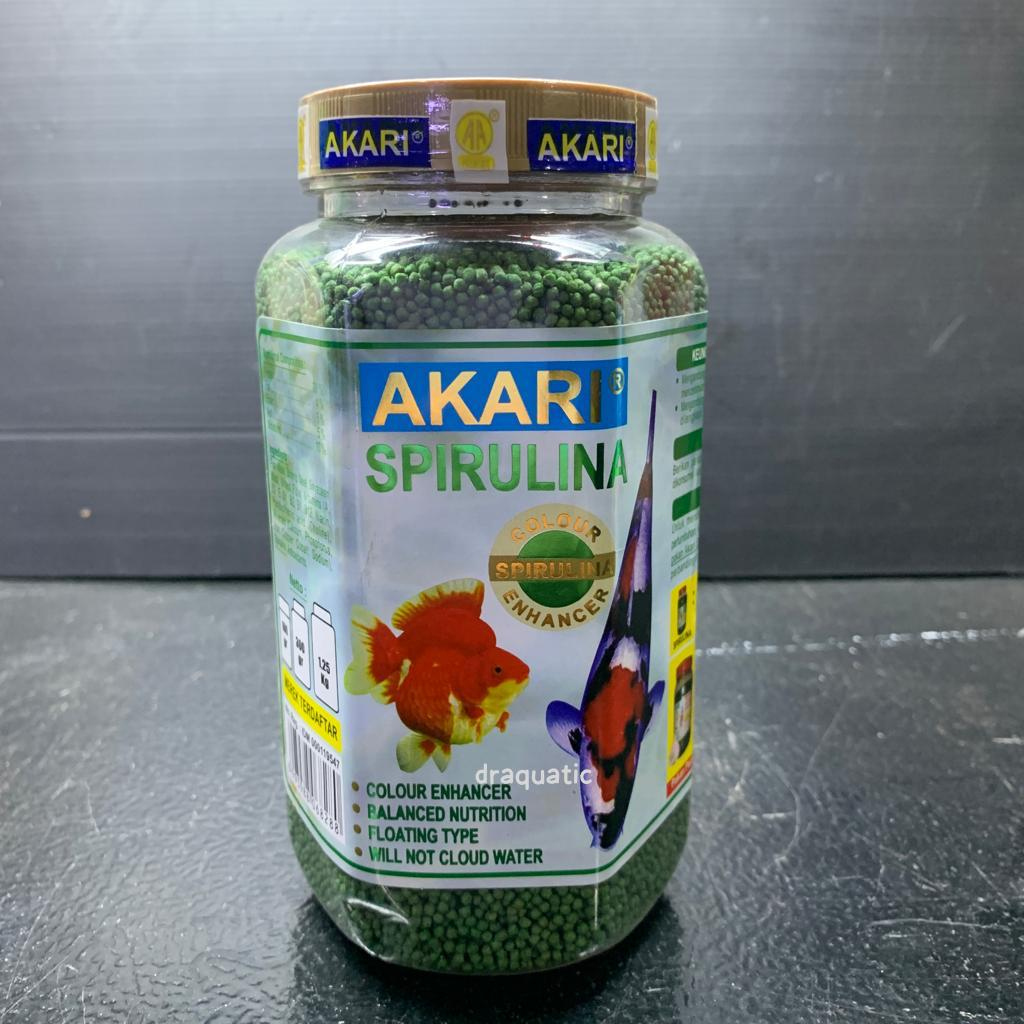 PAKAN PELET IKAN HIAS KOI KOKI AKARI SPIRULINA 300GR