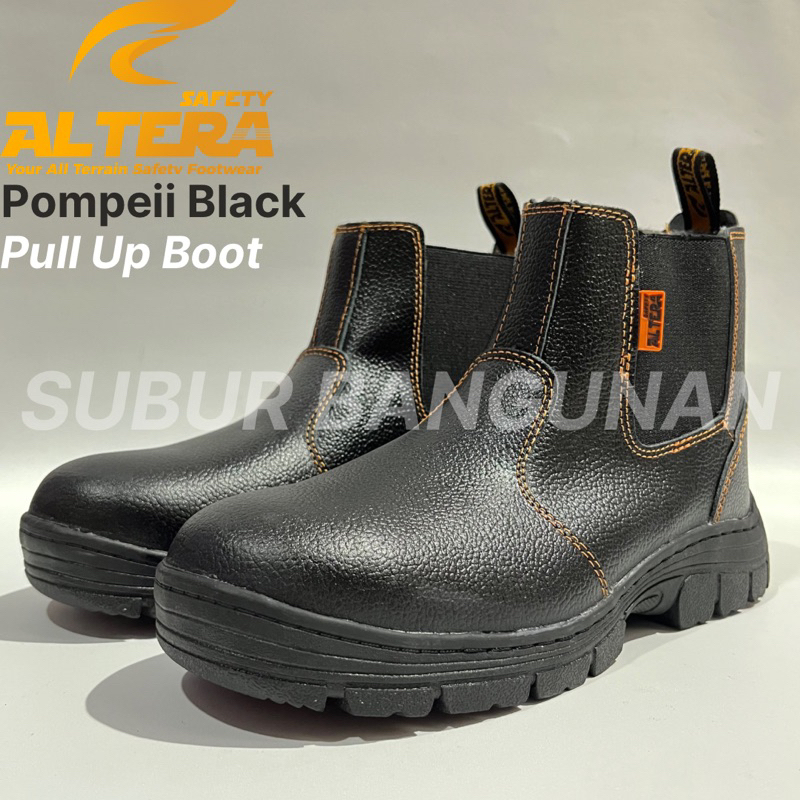 Altera Pompeii Black Sepatu Safety Shoes Altera Hitam Bukan Kings