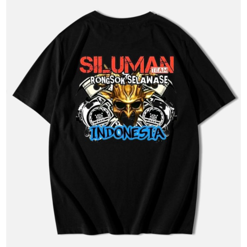 KAOS Vespa SILUMAN Team Rongsok selawase/ Vespa extreme/vespa rongsok/vespa Sampah/vespa rosok/vespa