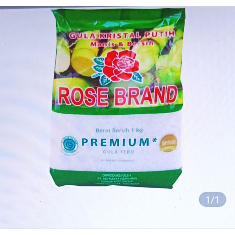 

gula pasir roose brand 1 kg