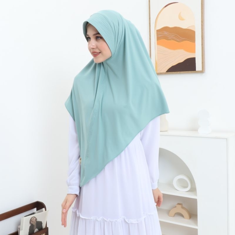Antem Hijab Instan LV Malika LV Hijab Ory Rerava Jersey Caton DryFit Stela