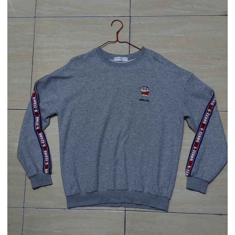 CREWNECK BLACK SUGAR SHINCHAN CN SHINCAN CREWNECK SHINCAN CN BLACK SUGAR SWEATER SHINCAN SWEATSHIRT