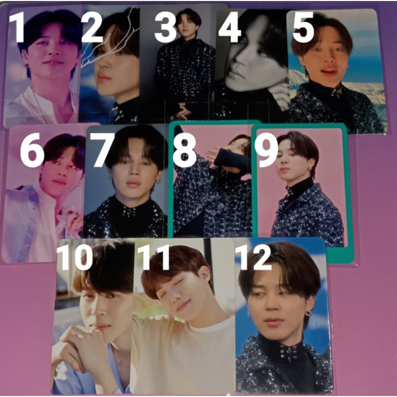 photocard dicon 102 jimin