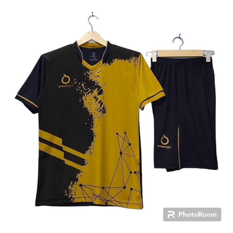 Jersey Futsal Baju Bola 1 bal castem Kaos Olahraga Stelan Futsal  Priaacak warna full print team 2wa