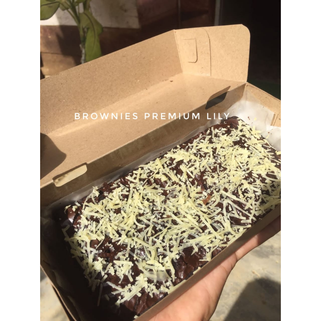 

Brownies Fudgy Toping Keju