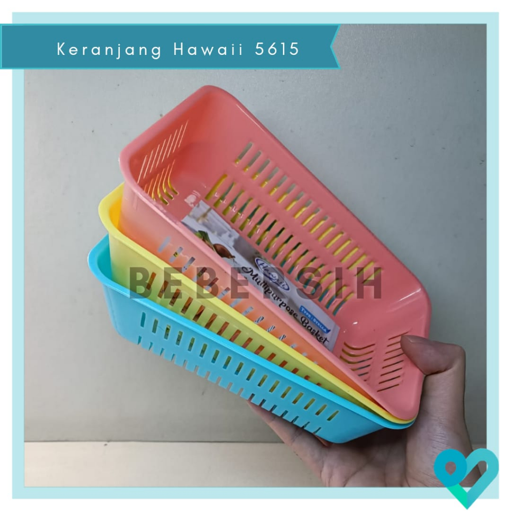 Tempat Surat / Keranjang Kecil Sayur Buah / Keranjang Serbaguna / Perkakas Plastik Hawai Stella