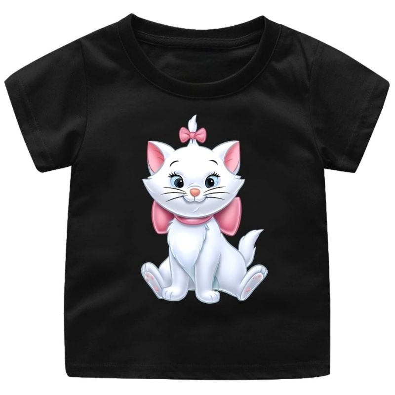 Baju Kaos Anak Perempuan 1-12Tahun MARIE CAT