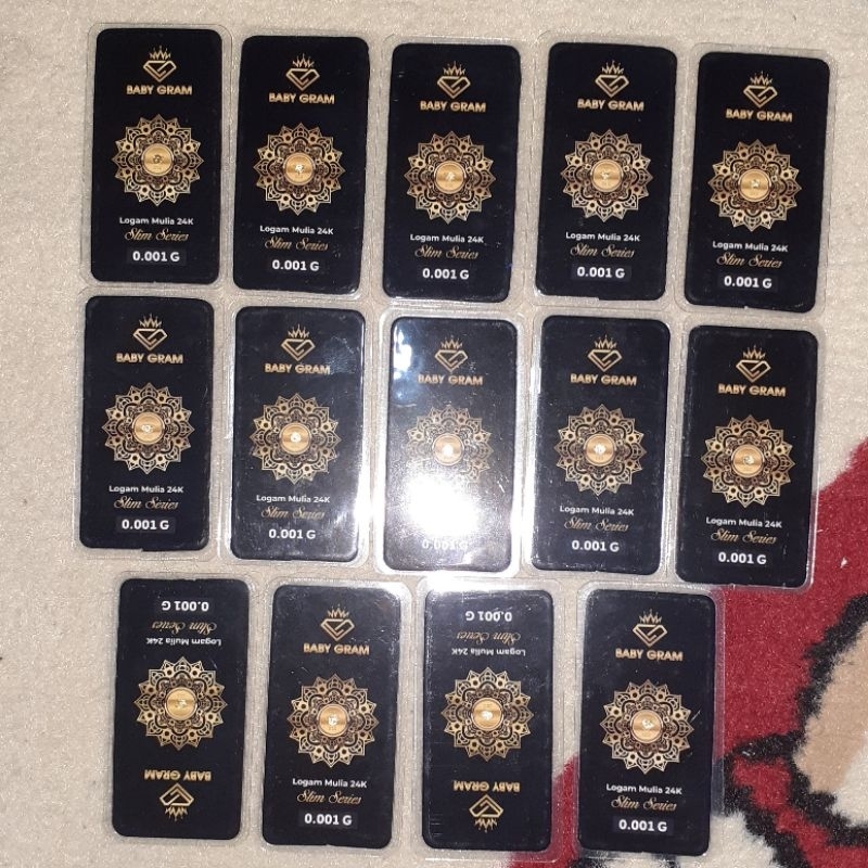 logam mulia baby gold 0,001 gram
