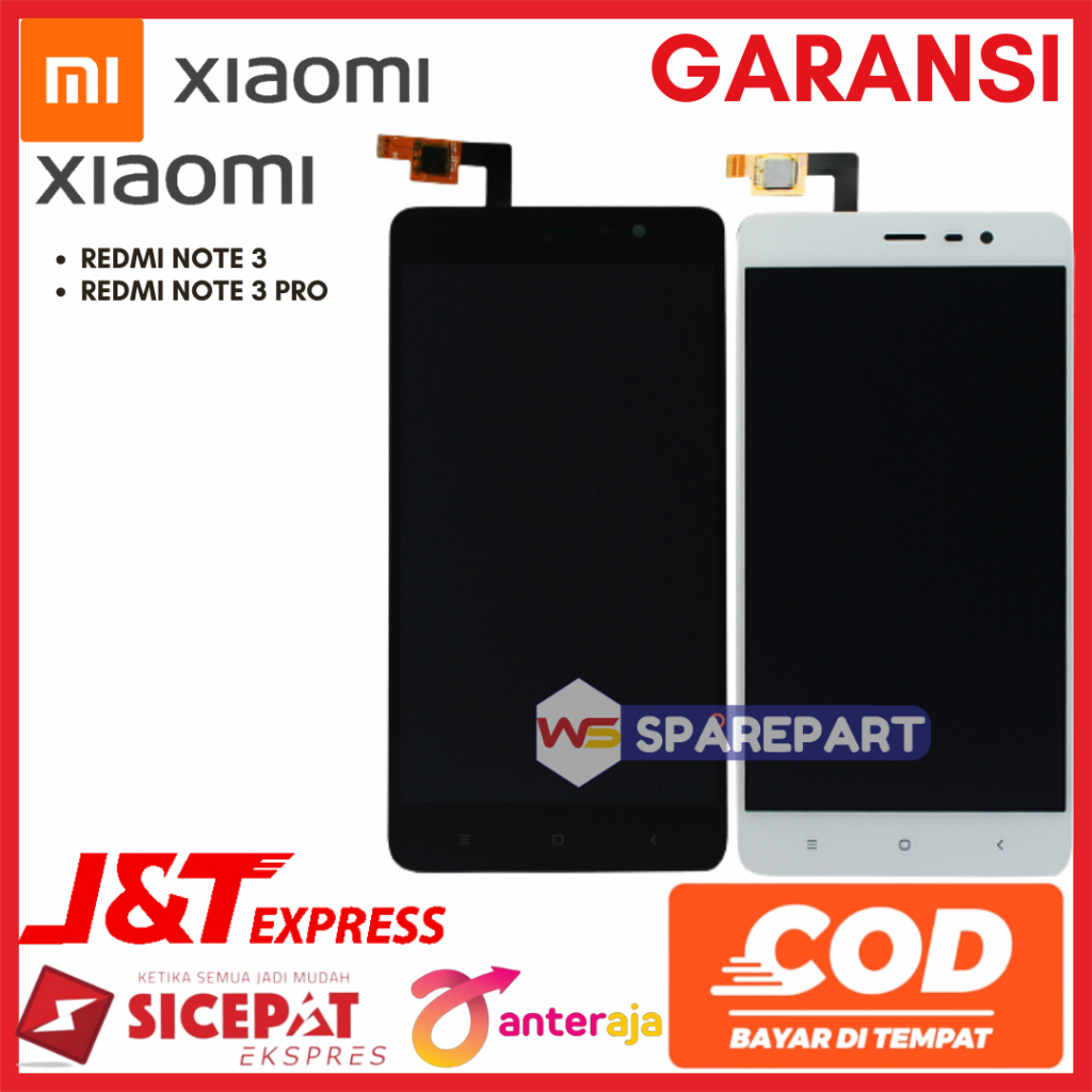 LCD TOUCHSCREEN XIAOMI REDMI NOTE 3  NOTE 3 PRO - ORIGINAL FULLSET TOUCHSCREEN