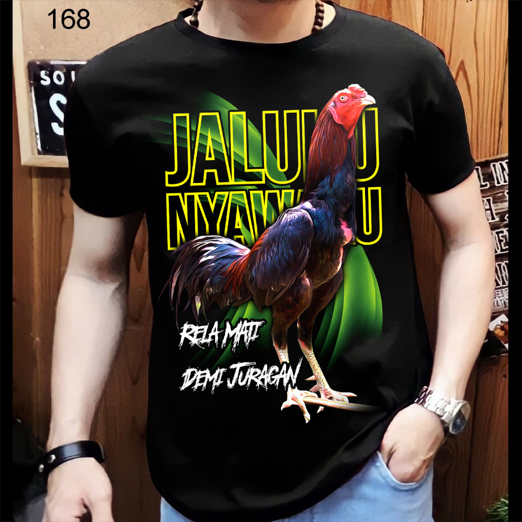 Kaos Distro Pria / kaos ayam petarung / kaos ayam jago / kaos ayam broiler / kaos ayam laga / kaos a