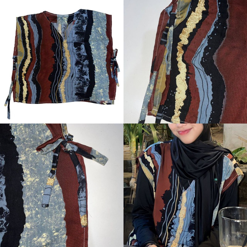 Vest rompi baju wanita esthetic outer murah kekinian