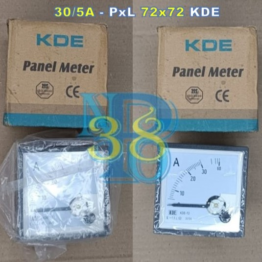 Ampere meter analog / Panel meter analog 30a 30/5a 72x72 KDE