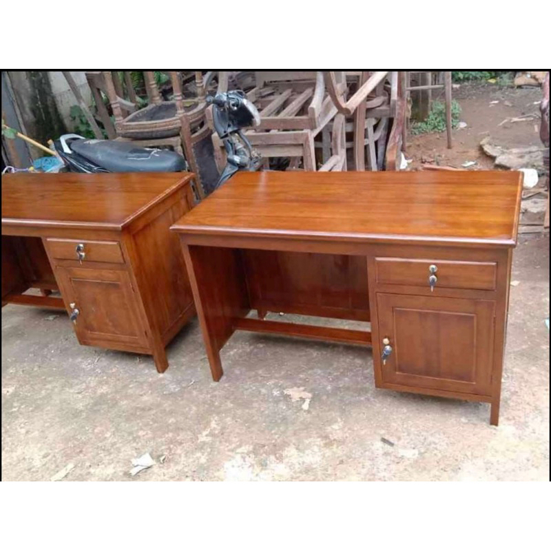 Meja kantor meja kerja jati- Meja biro 1/2