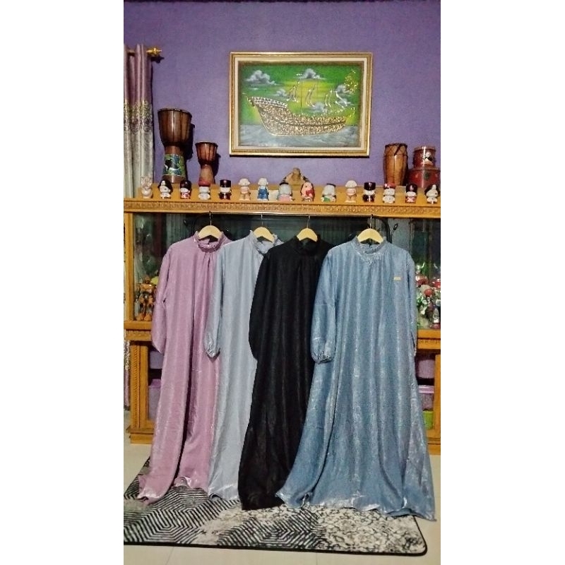 Gamis ELISHA Shimmer Silk Premium