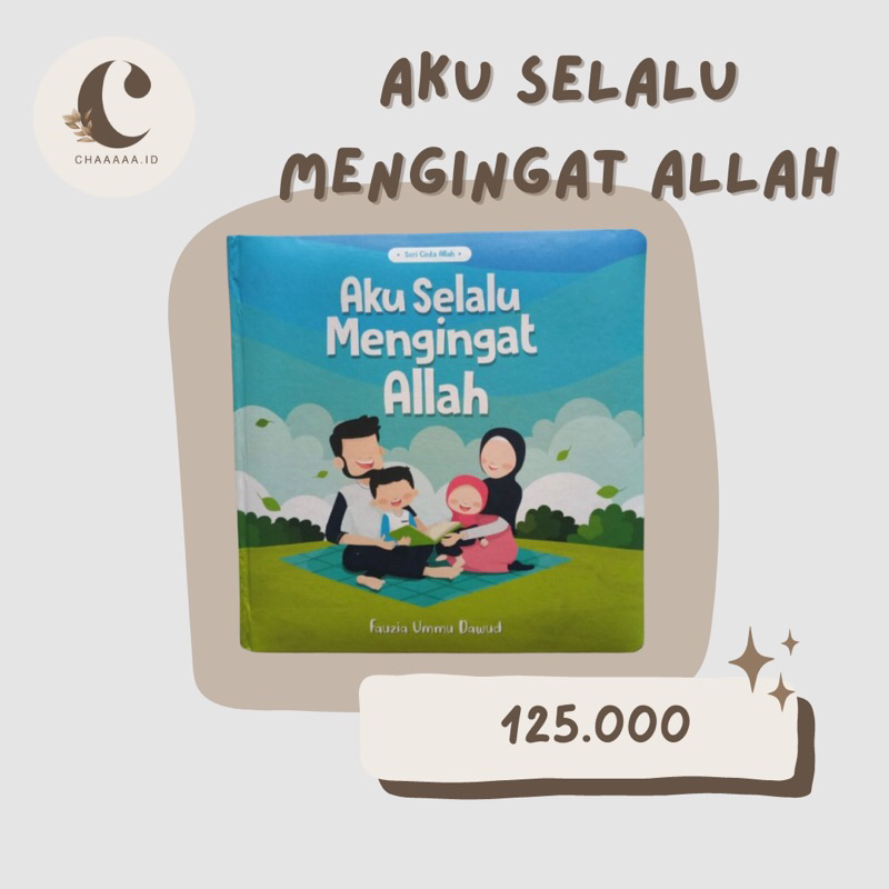 

AKU SELALU MENGINGAT ALLAH BOARD BOOK ANAK BAYI BALITA