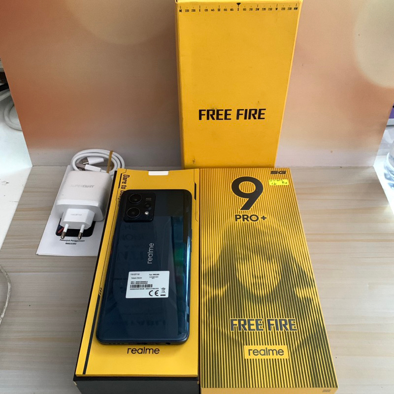 Realme 9 Pro Plus 5G 8/128 Free Fire Edition Bekas - Garansi Resmi - Realme 9 PRO+ second
