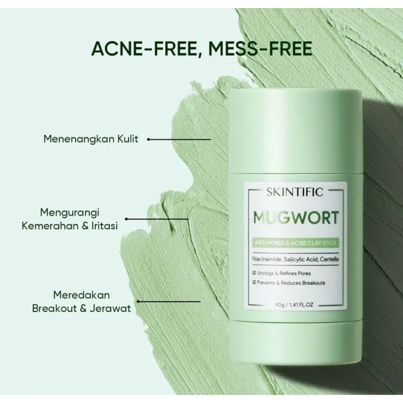 SKINTIFIC Mugwort clay stick