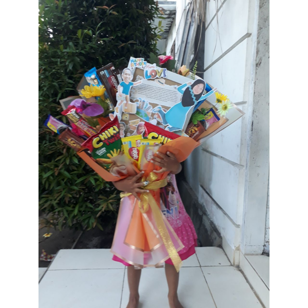 

Bouquet Snack | Buket Snack & Pop Up Character Frame