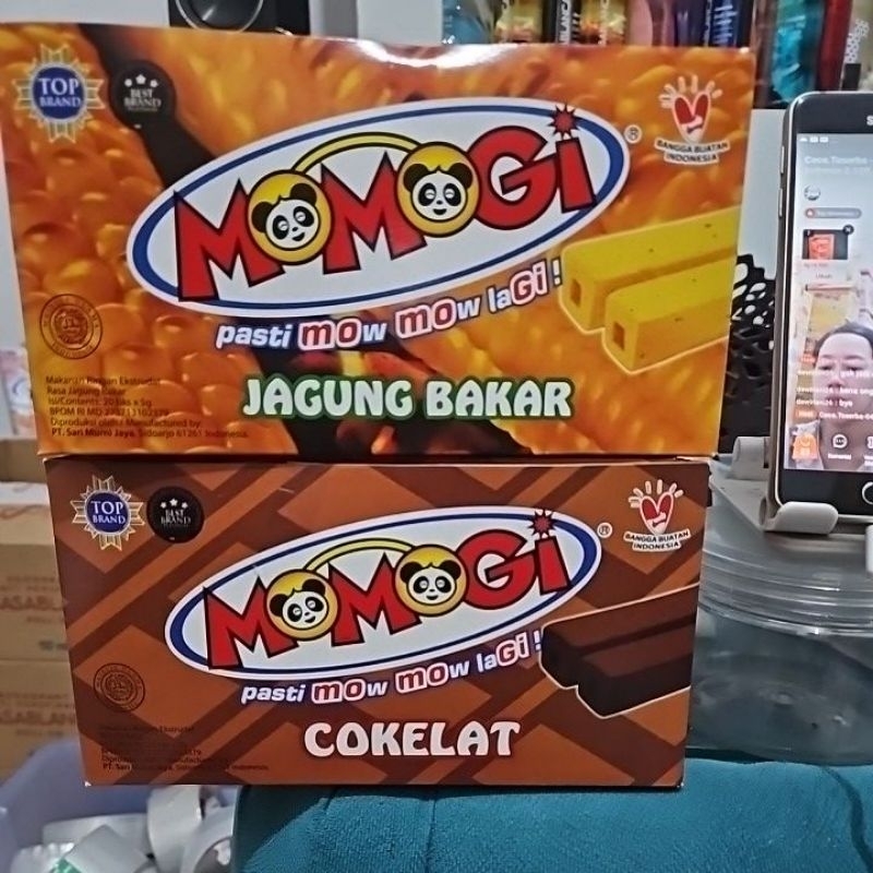 

Momogi Coklat / Jagung isi 20 pcs