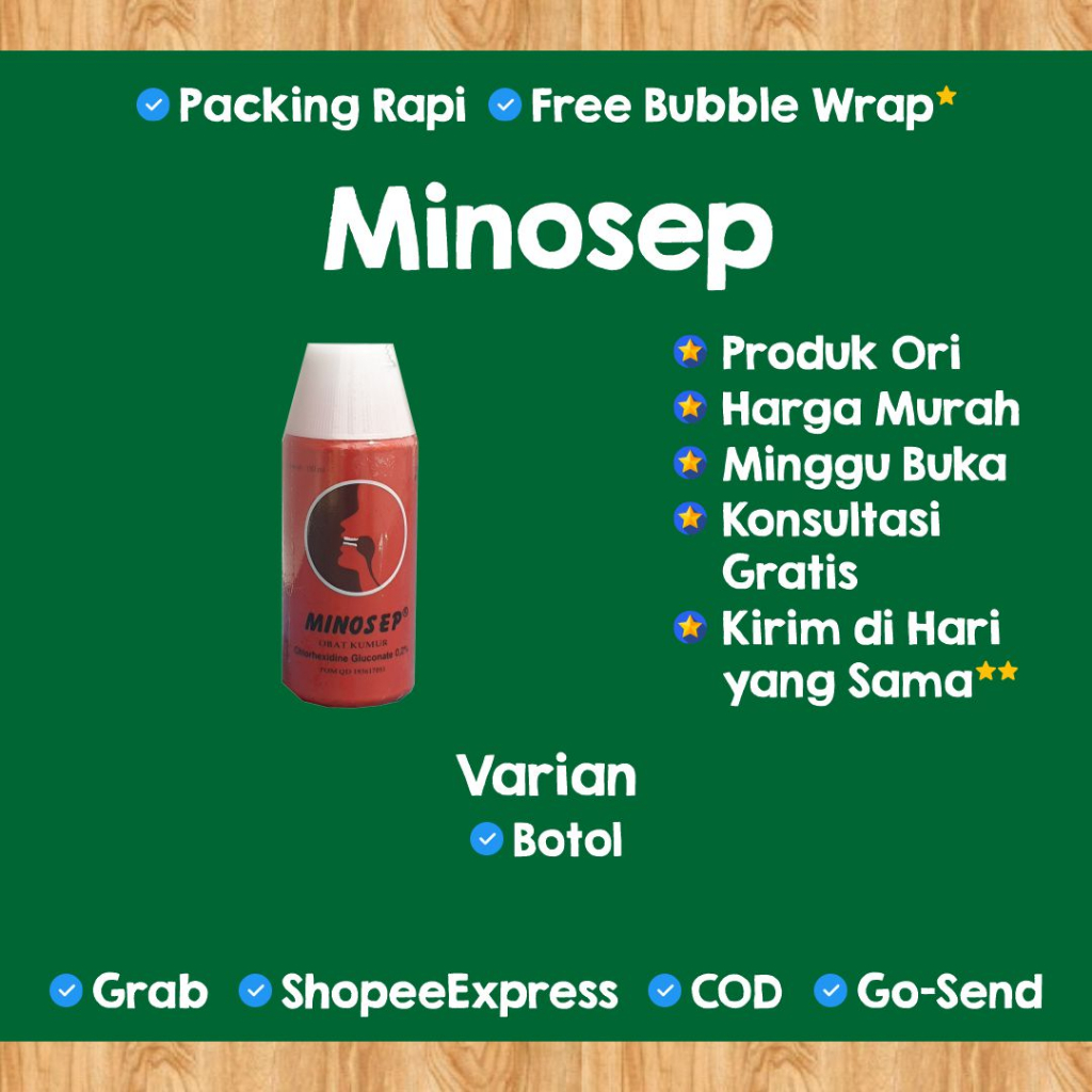 [MINOSEP] Minosep | Obat Kumur Minosep | Minosep Gargle