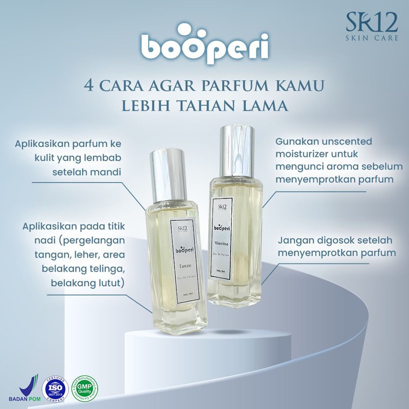 BOOPERI PARFUM SR12 DEBS BJM / PARFUM TAHAN LAMA / FANTASY & MISTERIOSA