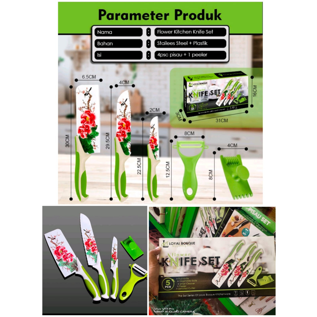 Pisau Set Bunga