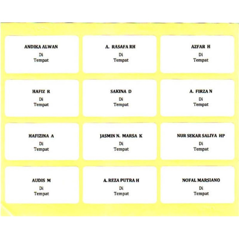 JASA CETAK STIKER UNDANGAN