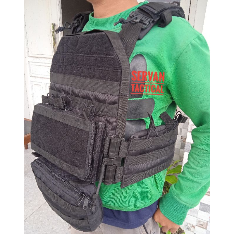 Tactical Vest Plate Carrier Rompi Taktis king mamba Safety Vest Body Vest Keamanan cobra