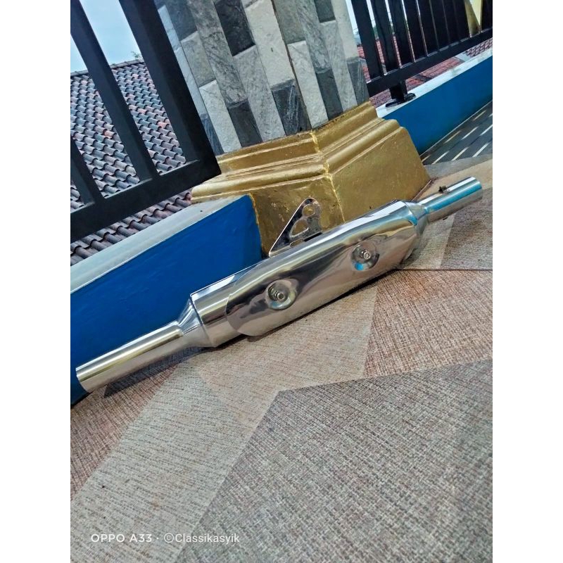 Slenser knalpot custom japstyle Tiger scorpio w175