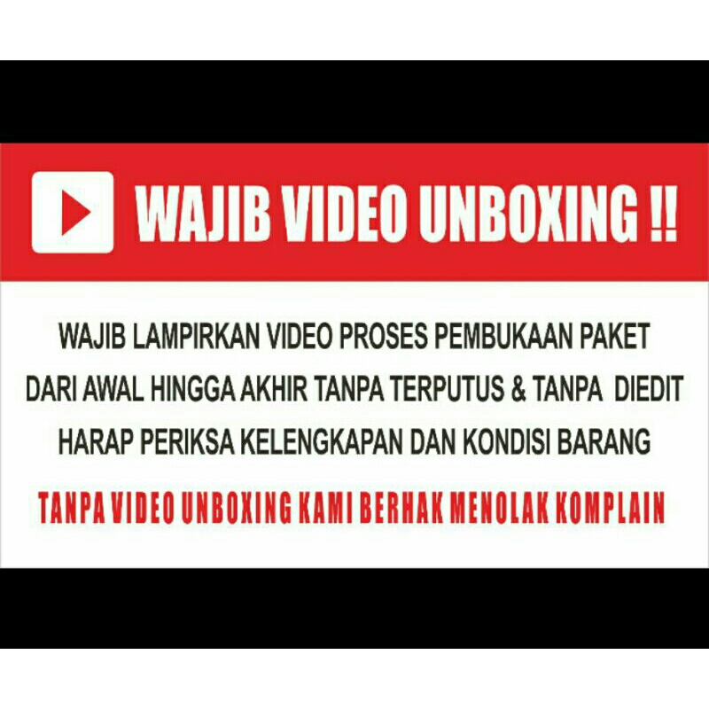 

Stiker Unboxing Ukuran 3 x 7 cm 100lbr 10.000