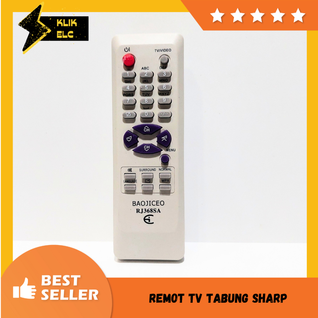 REMOT TV SHARP TABUNG / REMOT SHARP 368