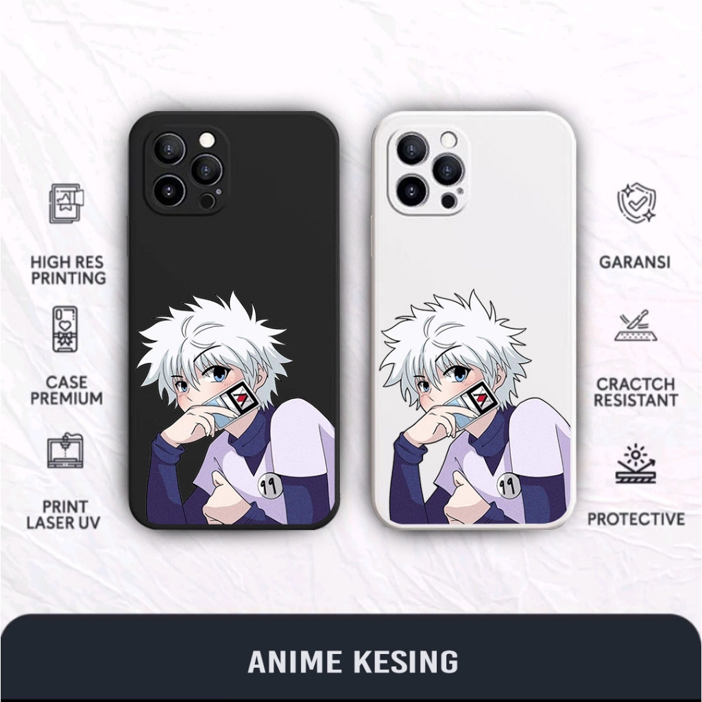 Case Killua Zoldyck HXH3 Poco M5 M4 M4PRO M3 M3PRO X3PRO X3NFC Casing Bergambar Karakter Anime Silik