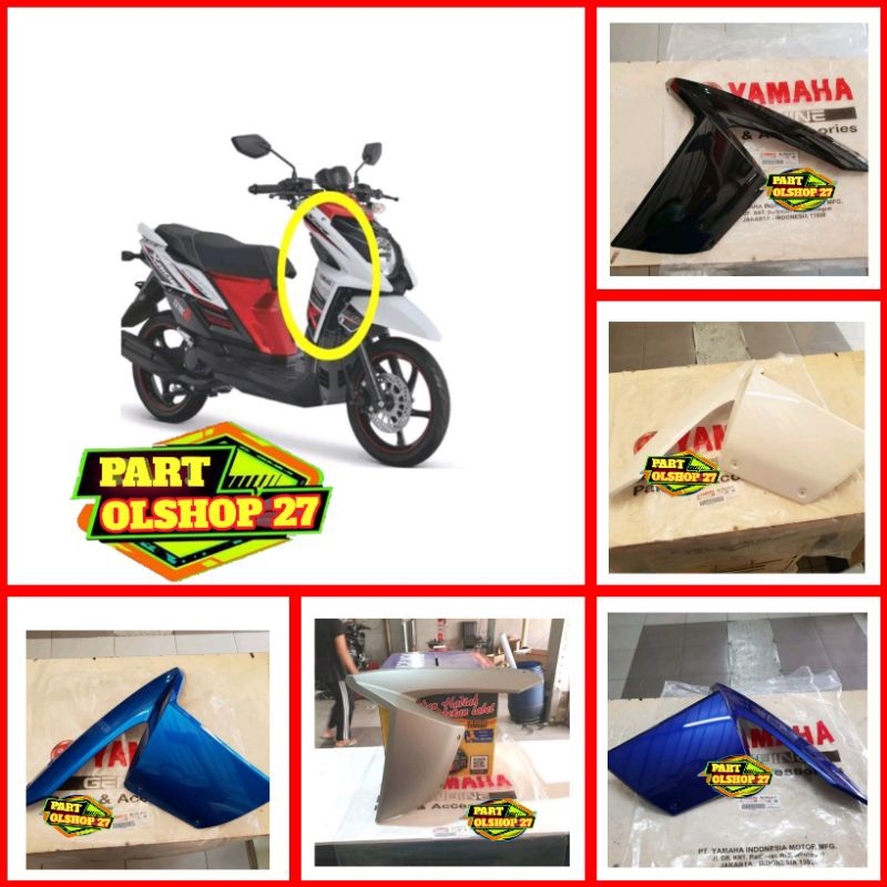 Cover Sayap body depan Xride X-Ride X Ride 115 satuan kanan atau kiri Original Yamaha