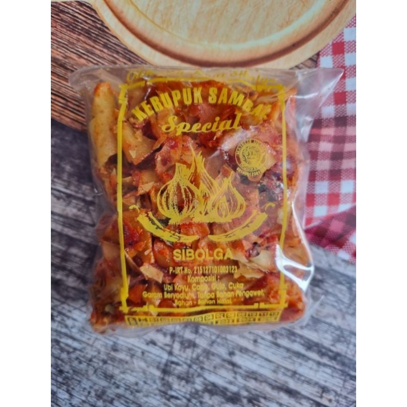 

KERIPIK SAMBAL SIBOLGA 100GR