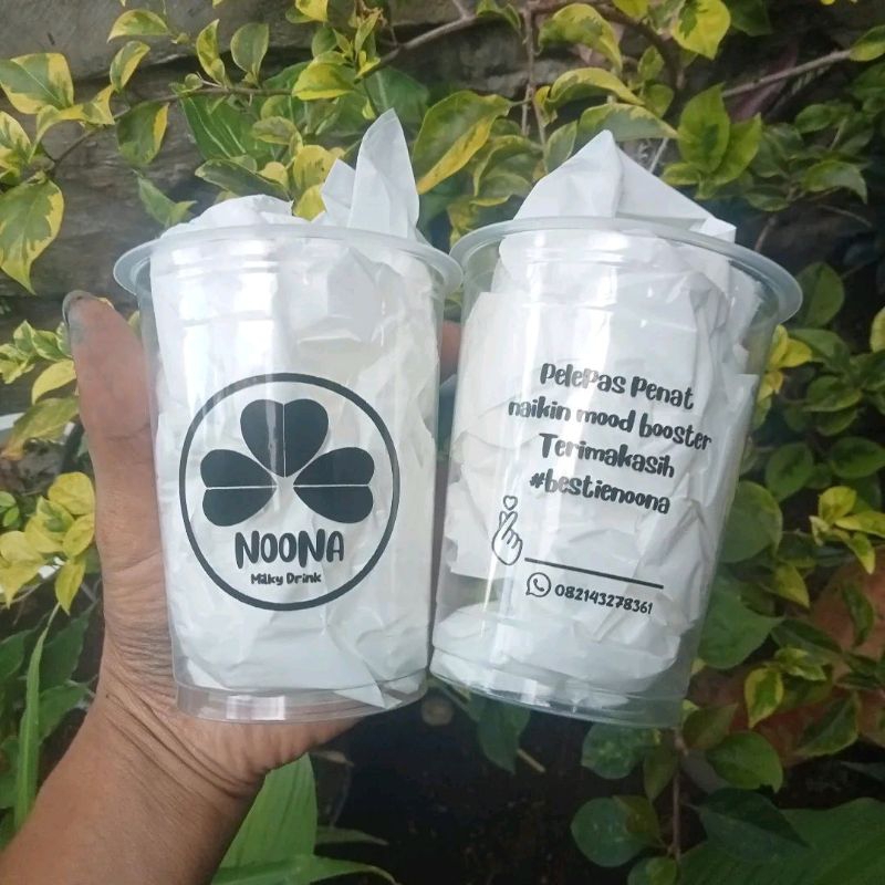 sablon cup 12/14/16oz  SAP 7gram