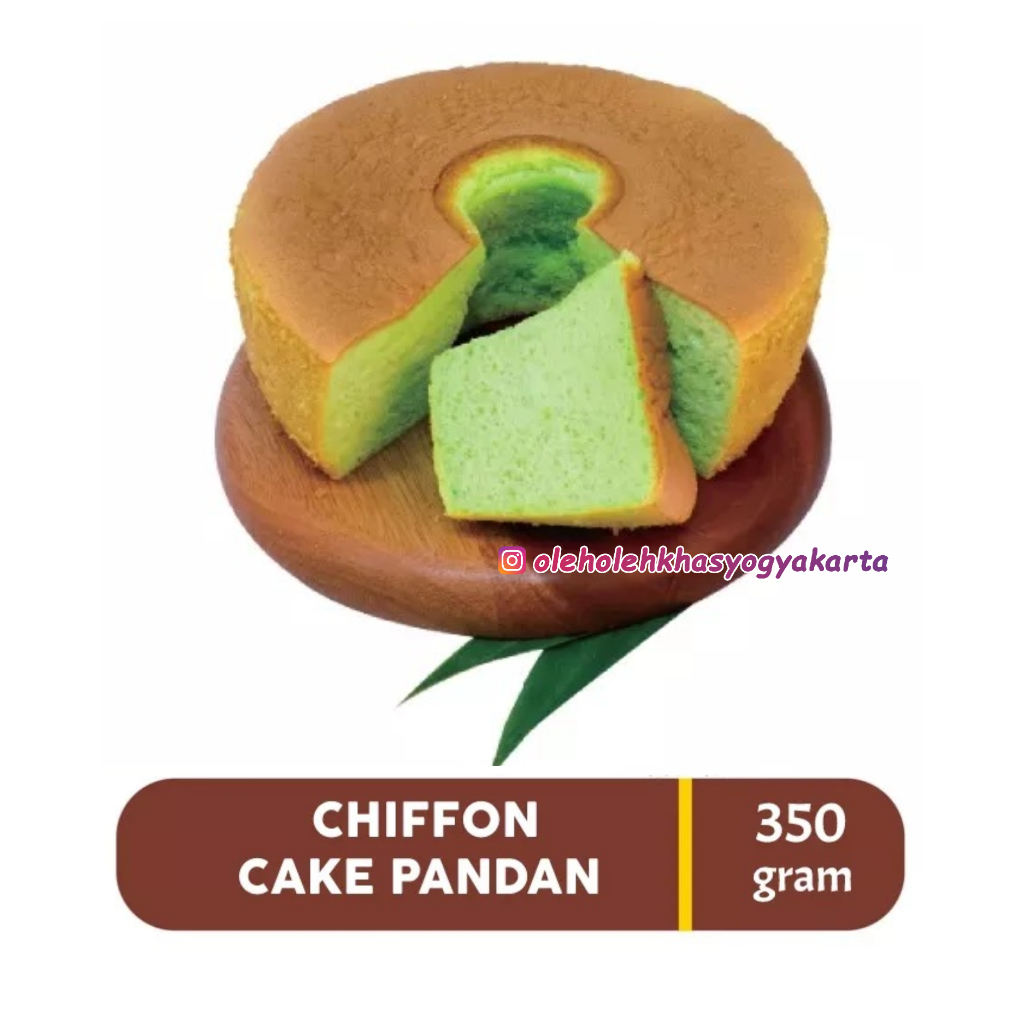 

CHIFFON Cake Pandan By Bakpia KUKUS TUGU Free Paperbag