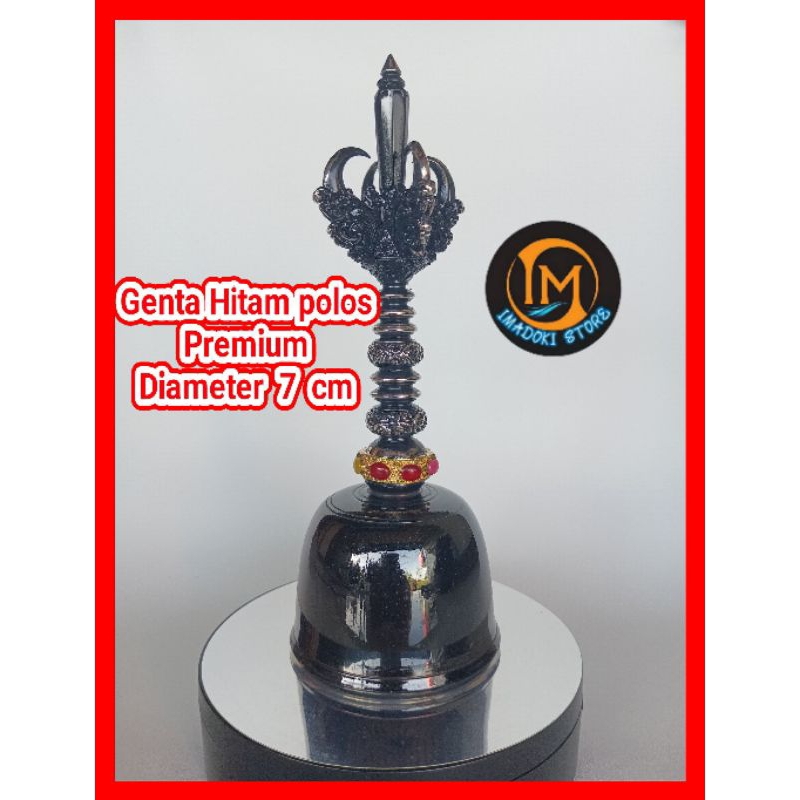 GENTA BALI Diameter 7 cm  / GENTA HITAM POLOS Premium