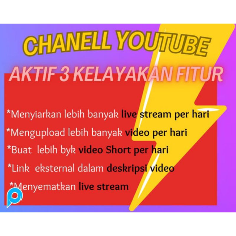 3 Fitur Kelayakan Youtube Aktif Channel Youtube