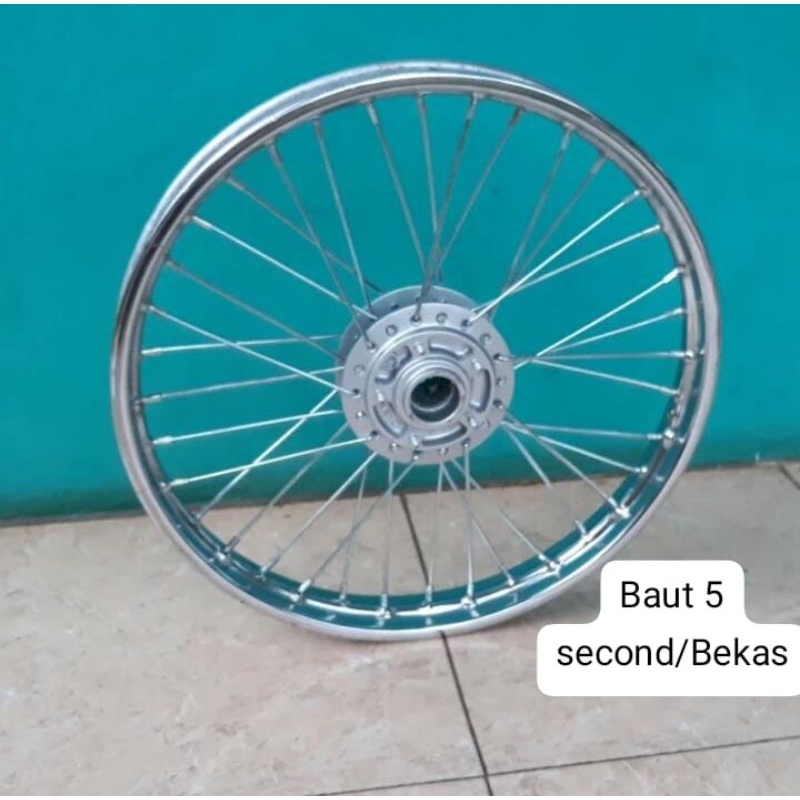 Velg Peleng Velex Depan Jari" Honda Supra x lama Supra Fit Lama ori