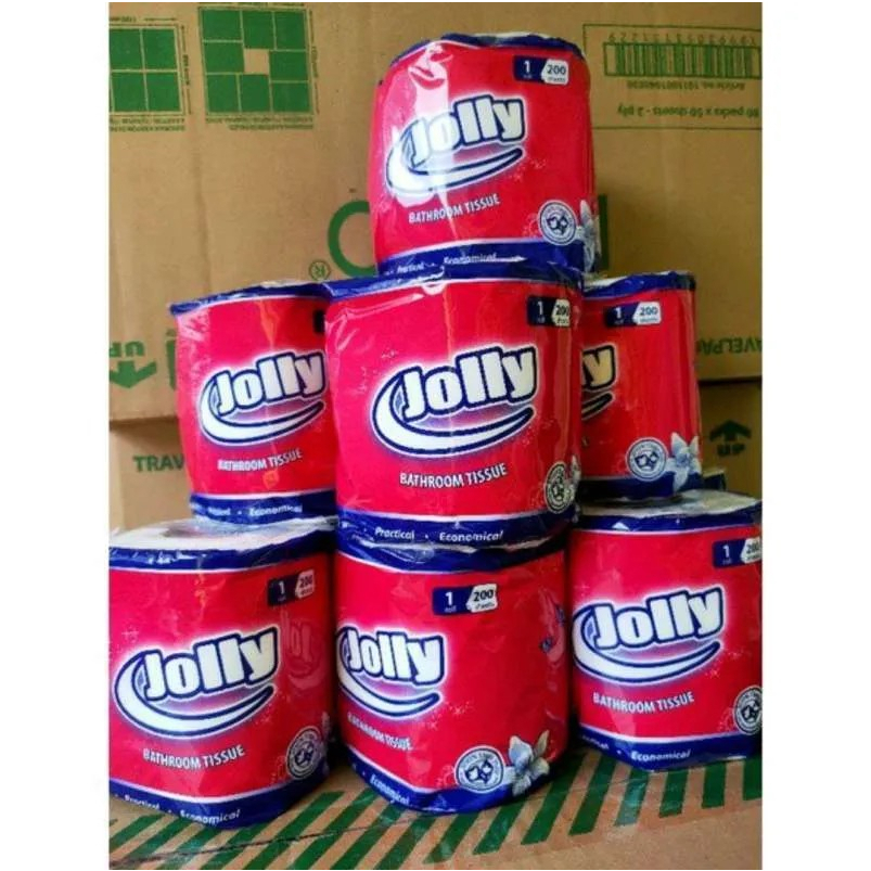 Tissue Jolly Roll / Tisu Jolly Gulung / Tissu Isi 200 Sheet Tisu Toilet