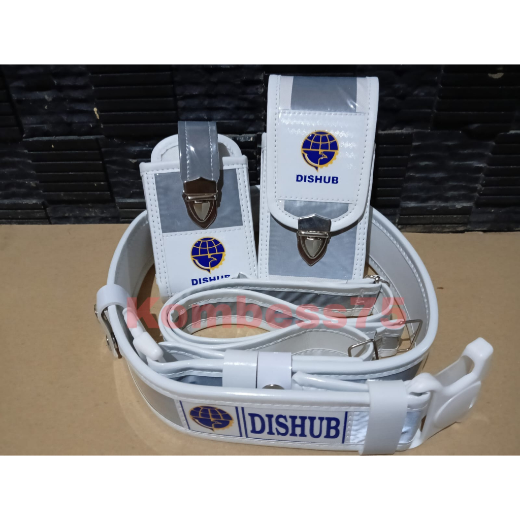 Kopel Set Dishub Bahan  Anti Kotor Lengkap Terbaru/Sabuk Dishub/Kopel Dishub Lengkap