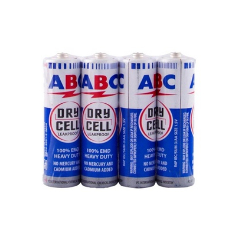 Batu Baterai Batre Batery ABC AA Batrei ABC A2 Batrai Jam Dinding isi 4pcs