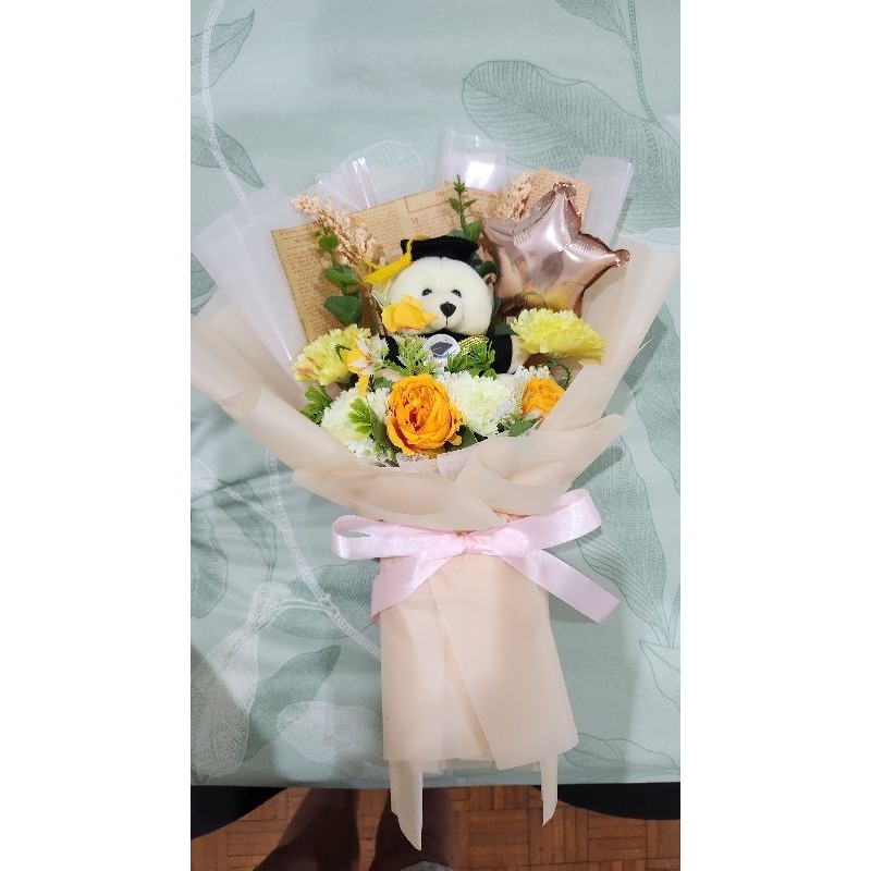 buket bunga balon boneka wisuda, graduation gift