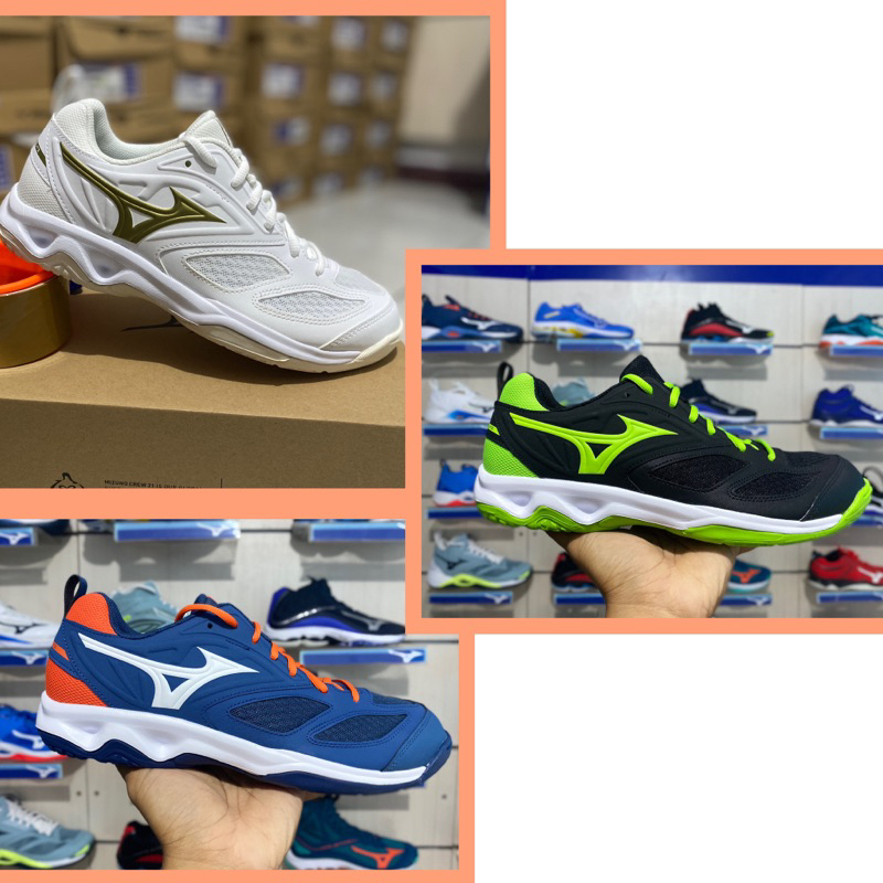 Sepatu Voli Mizuno wave Dynablitz low original Sepatu badminton Mizuno dynablitz sepatu tennis mizun