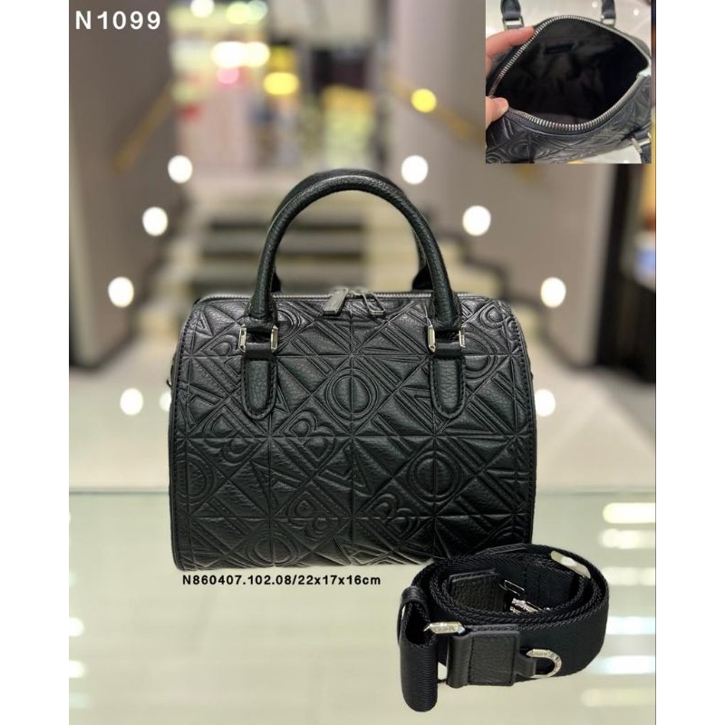 Bonia Original Speedy leather emboss size M