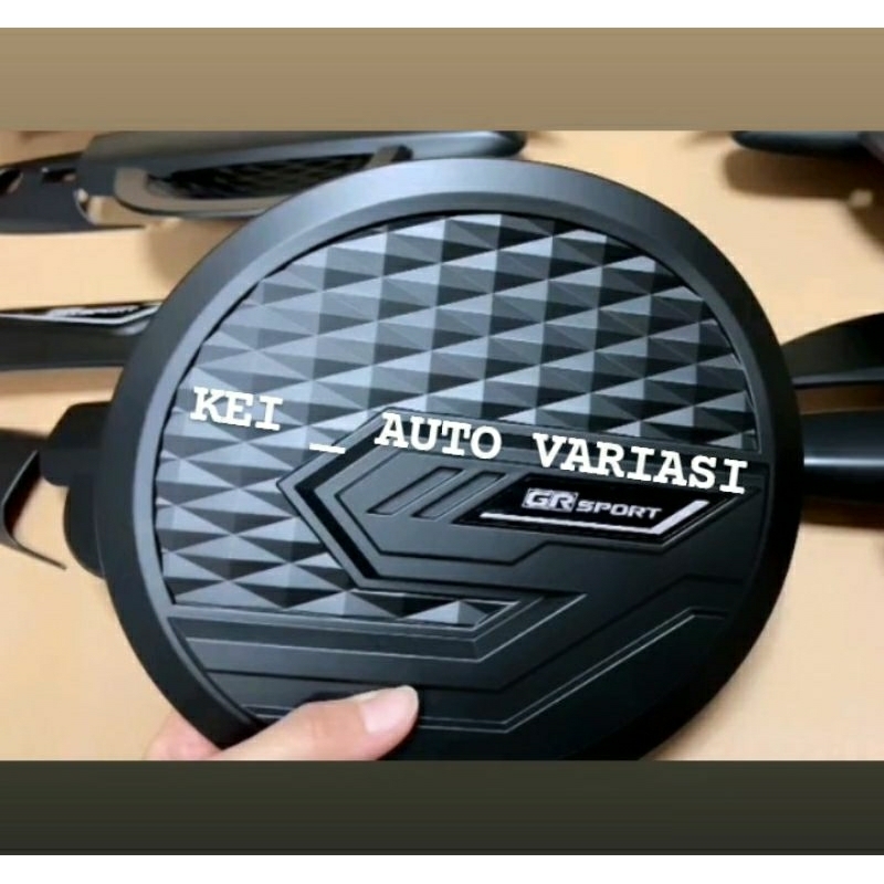 Tank Cover Tutup Tangki Bensin Mobil Variasi All New Agya Ayla GR SPORT 2023 Hitam Luxury