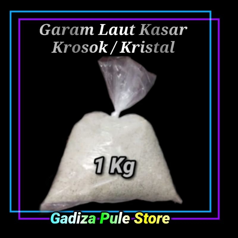 

Garam Laut Kasar 1 Kg Krosok Kristal
