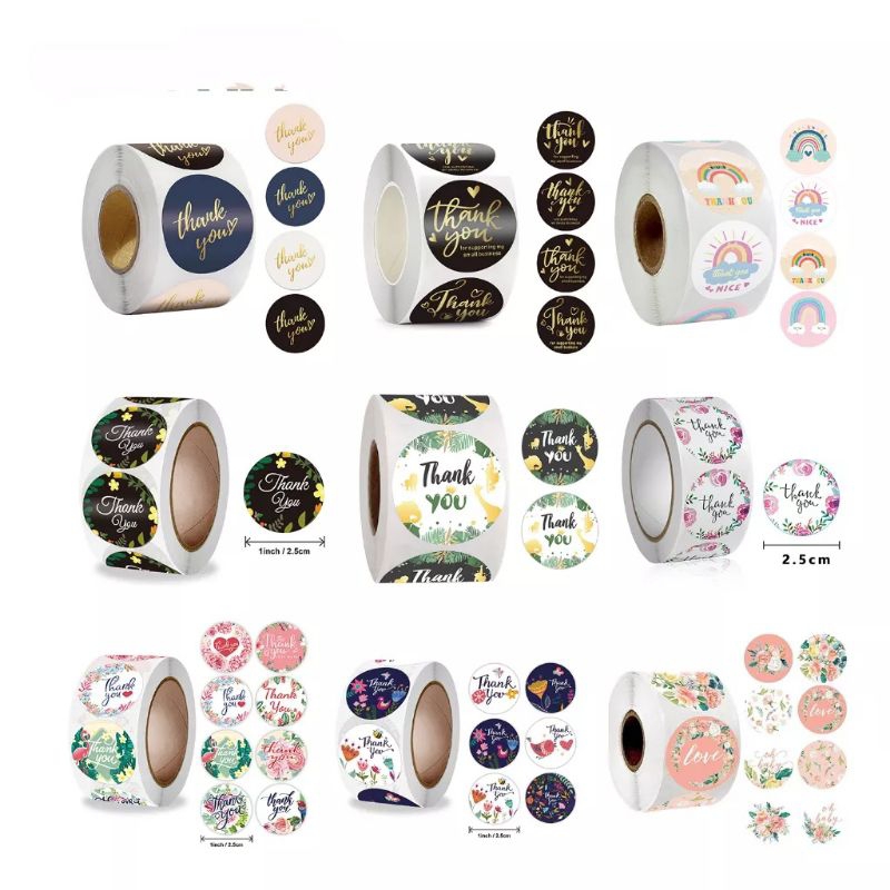 

Sticker Thank You 1 Roll 500PCS Stiker Label Makanan Tulisan Segel Ucapan Terima Kasih / Stiker Label Thankyou Kemasan Packing Serbaguna 500 PCS Stiker Thank You/ 1 Roll Stiker Thank You / Sticker Thank murah bisa cod banyak varian pilihan stiker