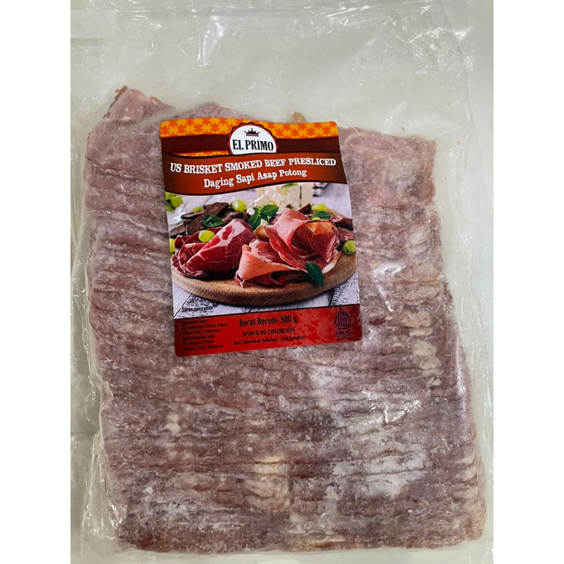 

Smoked Beef US Brisket Sliced / 500g (EL PRIMO)