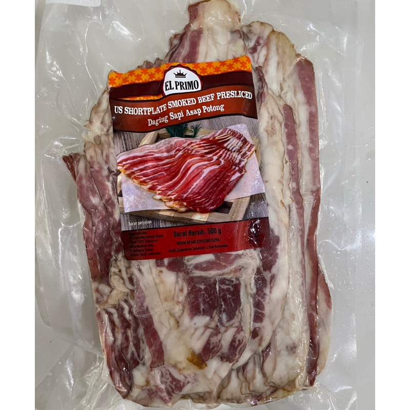 

Smoked Beef US Shortplate Sliced /500g (El PRIMO)